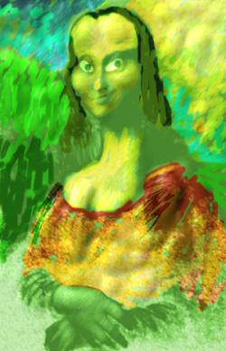 Colored Mona Lisa