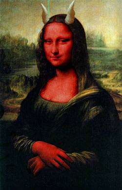 monalisa painting devil