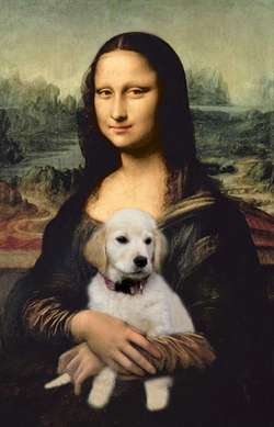 Lisa with Dog
