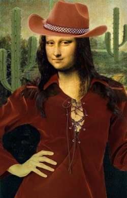 Mona Lisa au Far West