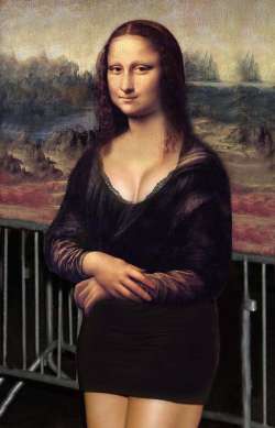 Mona Lisa piece of art VI