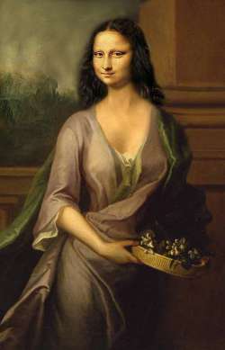 Mona Lisa with Basket