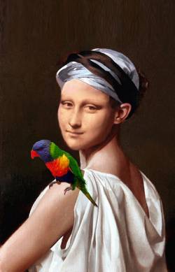 Mona Lisa with Parrot