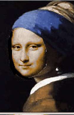 Mona Lisa with the pearl earring