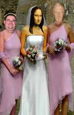 Mona with bridesmaids
