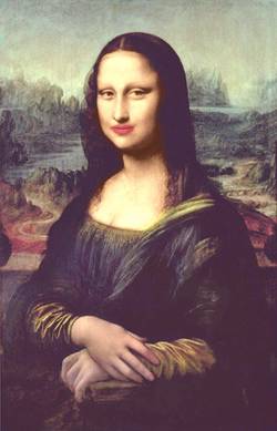 Mona with Red Lips