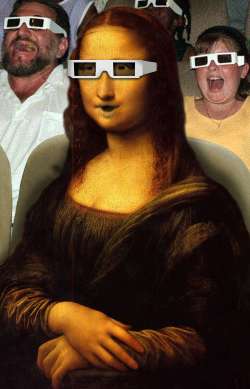 Monalisa in 3D cinema